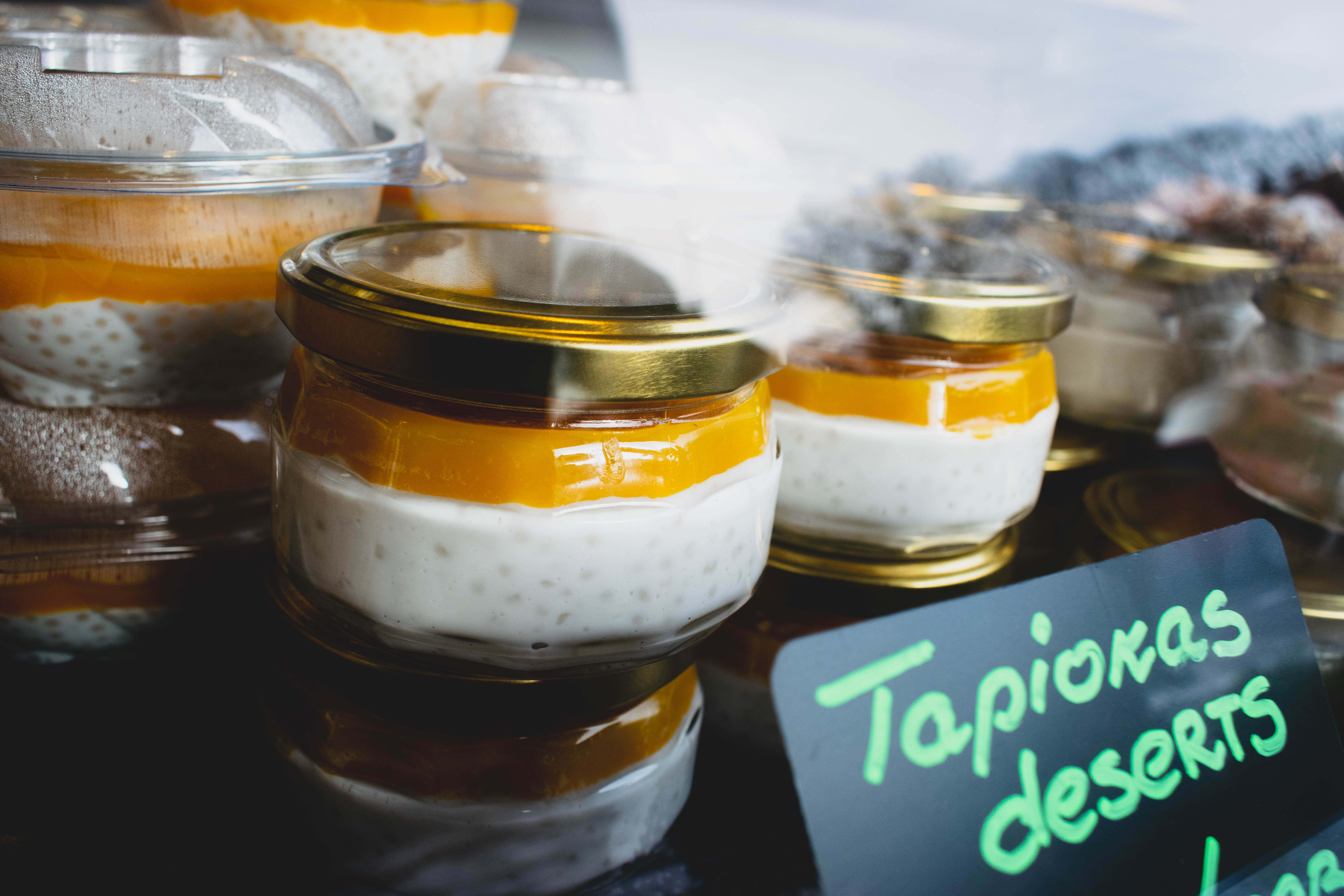 Topioka ar mango mērci